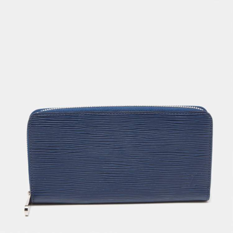 Louis Vuitton Blue Marine Epi Leather Smart Wallet - Yoogi's Closet