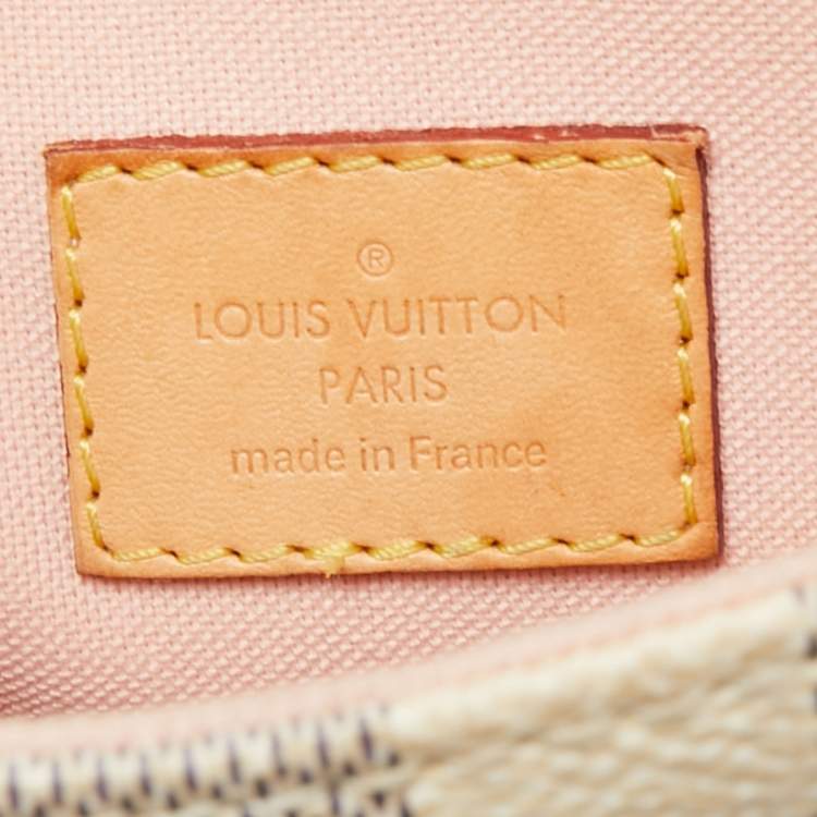 Pre Owned Louis Vuitton Damier Azur Canvas Croisette Bag