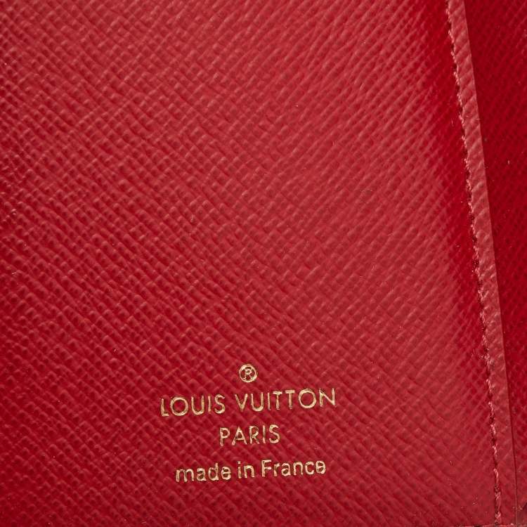 Pre Owned Louis Vuitton Damier Ebene Canvas Victorine Wallet