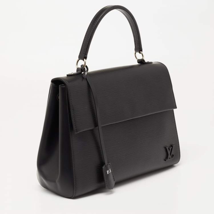 Pre Owned Louis Vuitton Black Epi Leather Cluny MM Bag