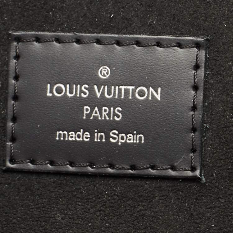 Pre Owned Louis Vuitton Black Epi Leather Cluny MM Bag