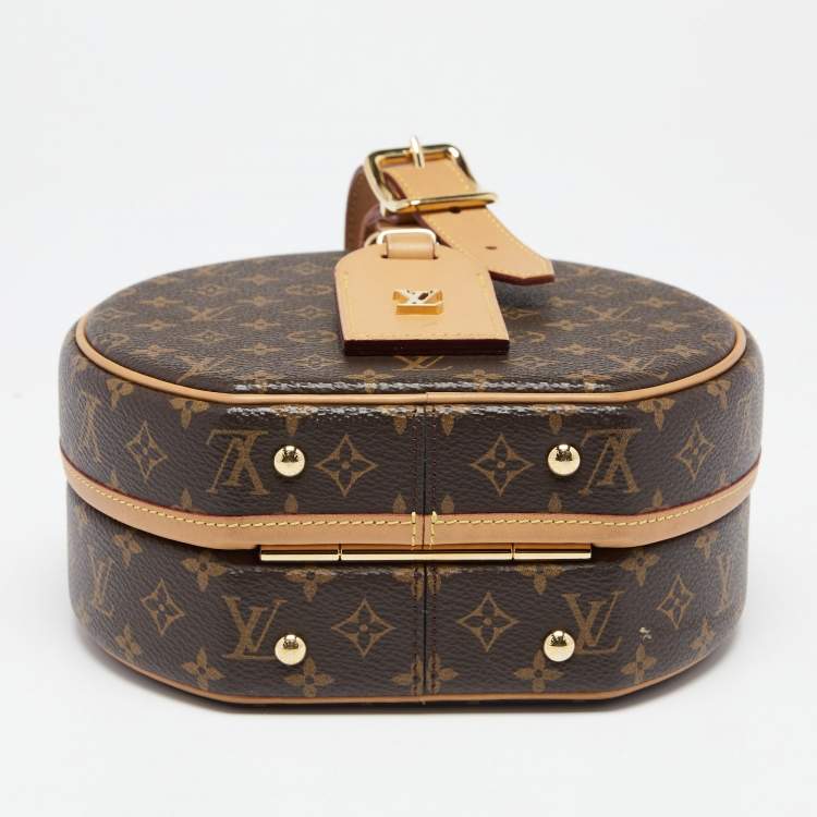 Pre Owned Louis Vuitton Monogram Canvas Petite Boite Chapeau Bag
