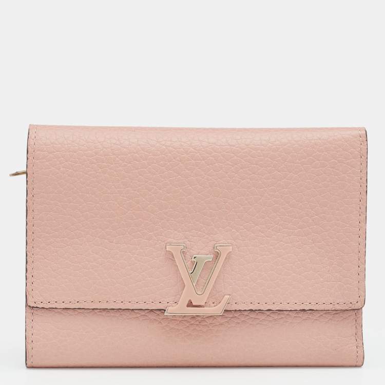 Louis Vuitton Capucines Compact Wallet in Magnolia, Luxury, Bags