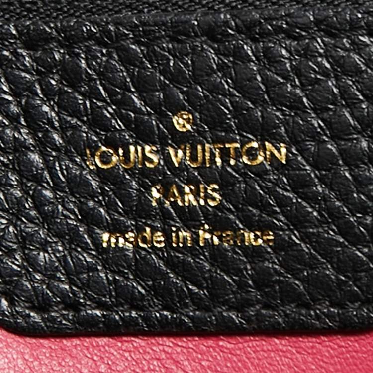 مملوكة مسبقًا Louis Vuitton Black Taurillon Leather Capucines MM Bag