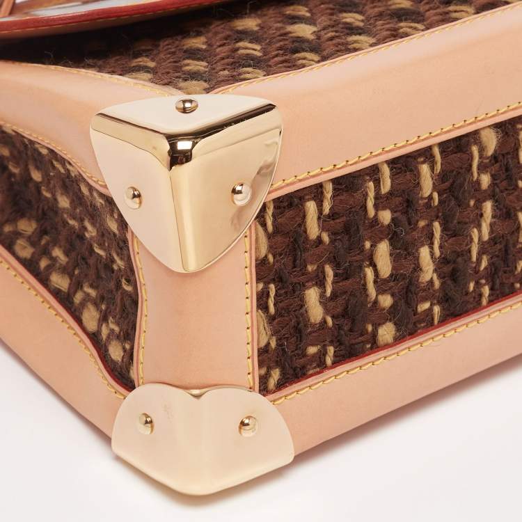 Pre Owned Louis Vuitton Monogram Canvas and Leather Limited Edition 0431 Tweedy Rabat Bag