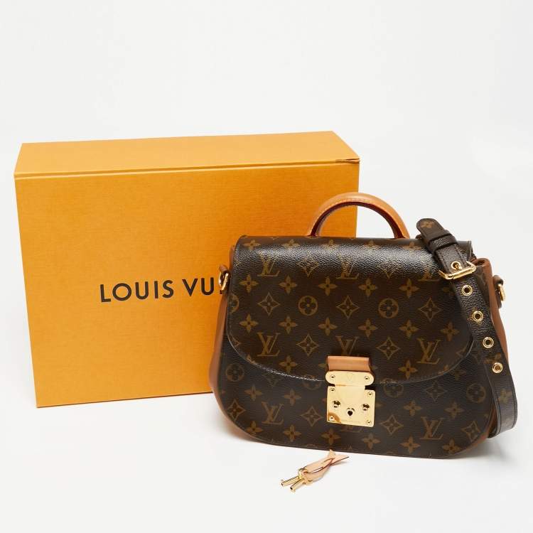 Pre Owned Louis Vuitton Camel Monogram Canvas Eden MM Bag