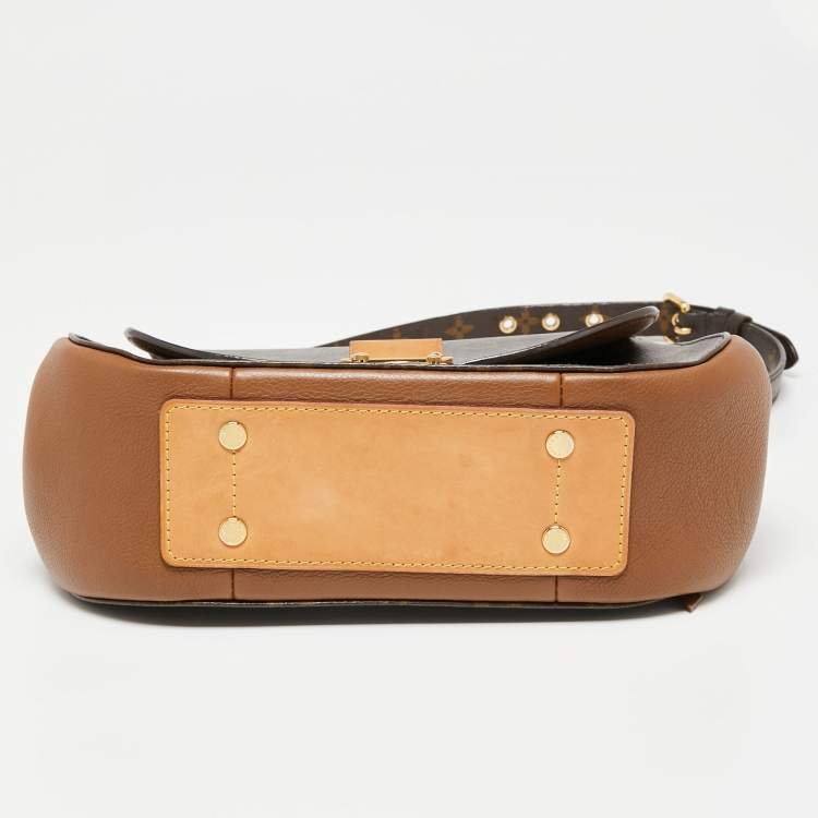 Pre Owned Louis Vuitton Camel Monogram Canvas Eden MM Bag
