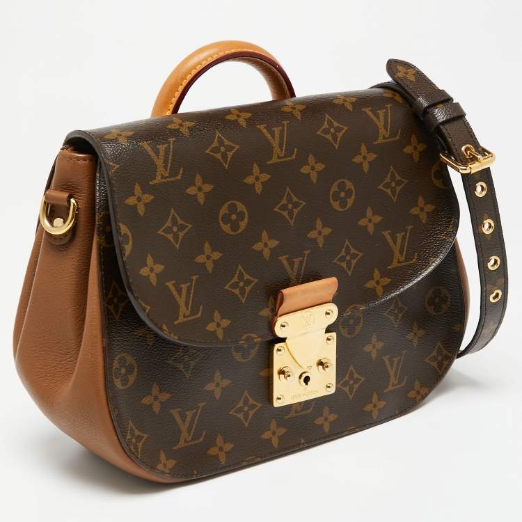 Pre Owned Louis Vuitton Camel Monogram Canvas Eden MM Bag