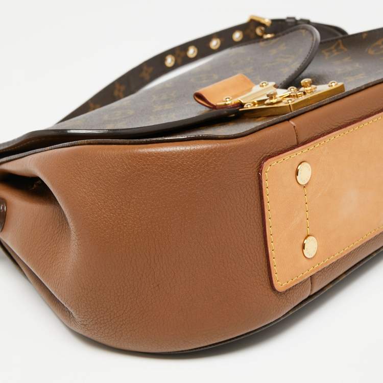 Pre Owned Louis Vuitton Camel Monogram Canvas Eden MM Bag