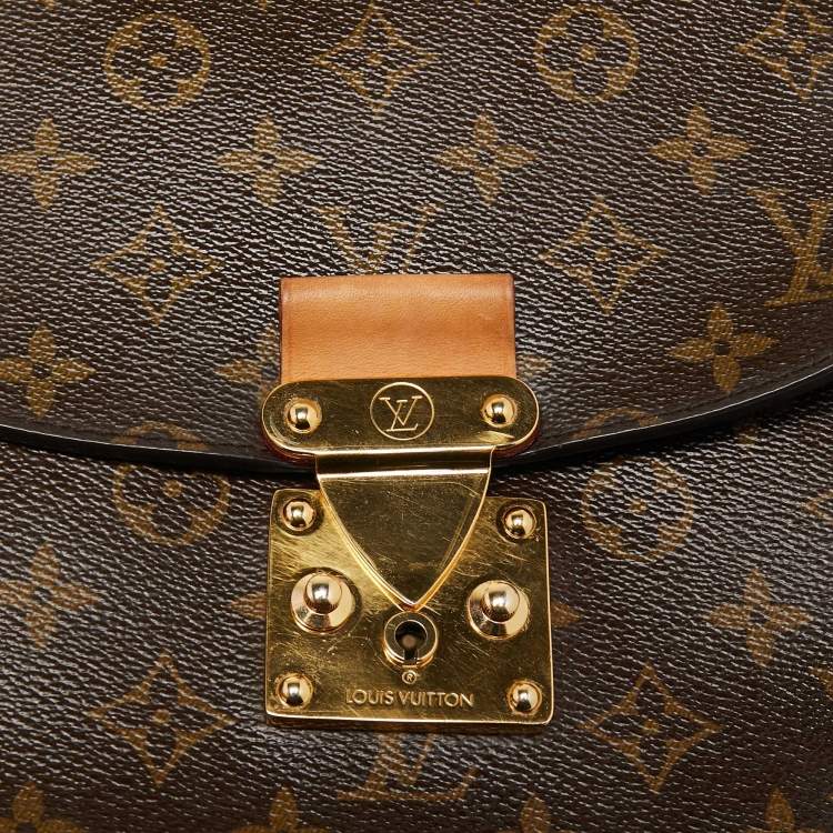 Pre Owned Louis Vuitton Camel Monogram Canvas Eden MM Bag