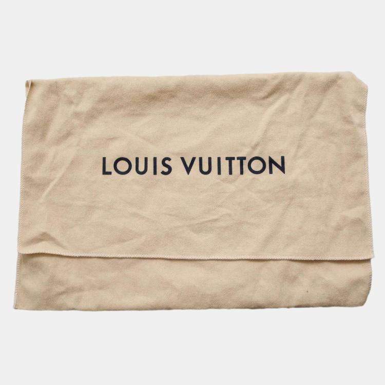 Pre Owned Louis Vuitton Black Grained Calf Leather Lockme Backpack 