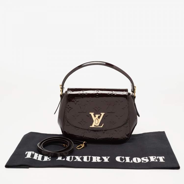 مملوكة مسبقًا Louis Vuitton Amarante Monogram Vernis Pasadena Bag