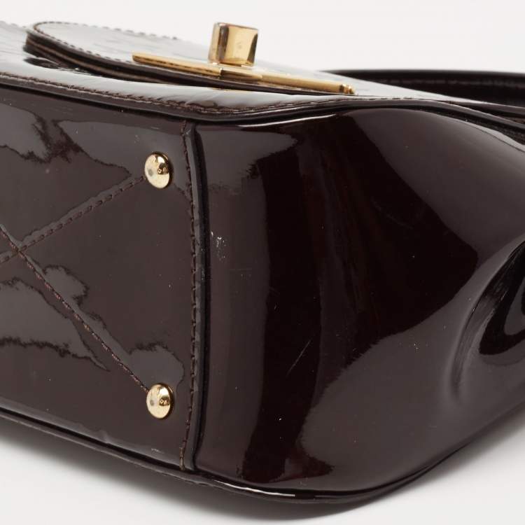 مملوكة مسبقًا Louis Vuitton Amarante Monogram Vernis Pasadena Bag