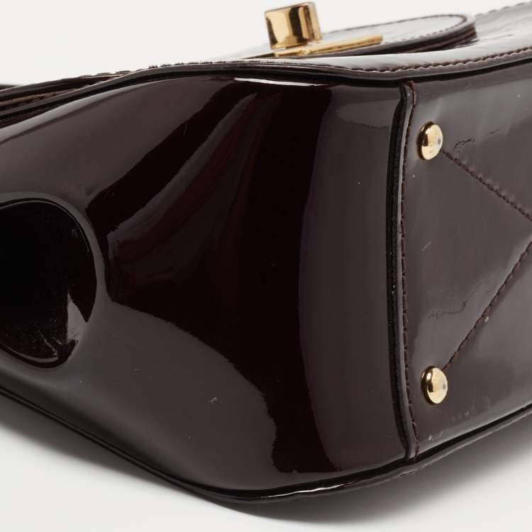 مملوكة مسبقًا Louis Vuitton Amarante Monogram Vernis Pasadena Bag