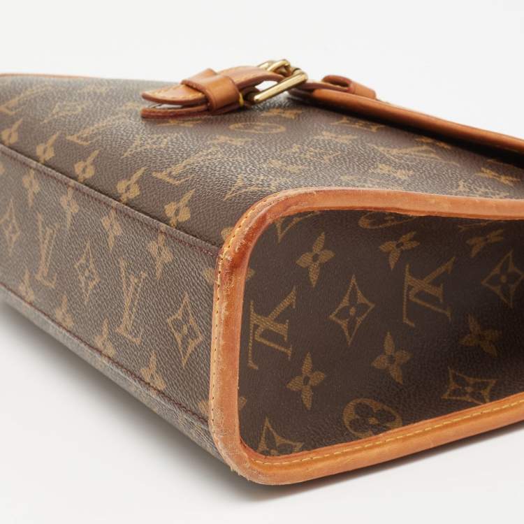 Pre Owned Louis Vuitton Monogram Canvas Beverly Briefcase PM Bag