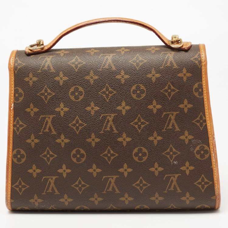 Pre Owned Louis Vuitton Monogram Canvas Beverly Briefcase PM Bag
