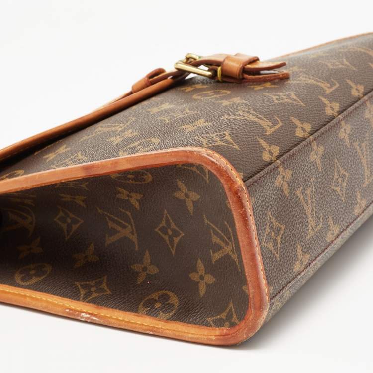 Pre Owned Louis Vuitton Monogram Canvas Beverly Briefcase PM Bag
