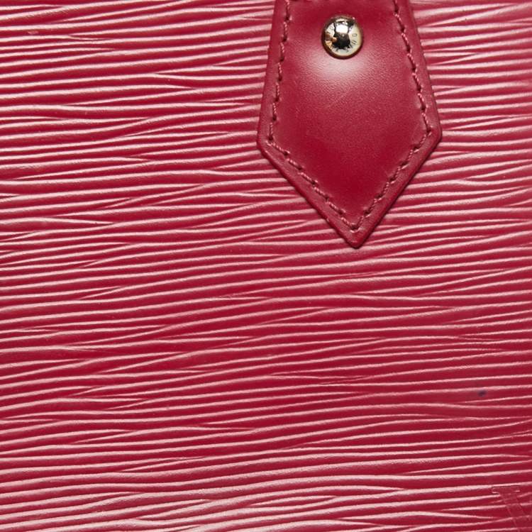 Pre Owned Louis Vuitton Fuchsia Epi Leather Alma BB Bag
