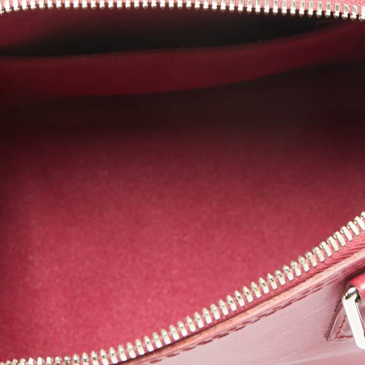 Pre Owned Louis Vuitton Fuchsia Epi Leather Alma BB Bag