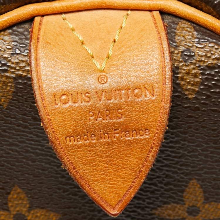 Pre Owned Louis Vuitton Monogram Canvas Speedy 30 Bag