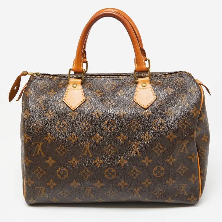 Pre Owned Louis Vuitton Monogram Canvas Speedy 30 Bag