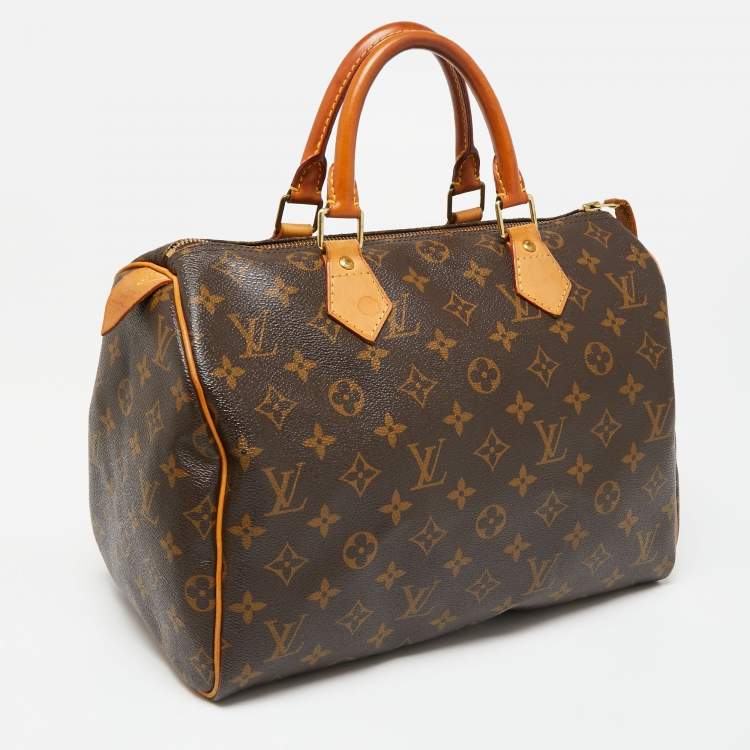 Pre Owned Louis Vuitton Monogram Canvas Speedy 30 Bag