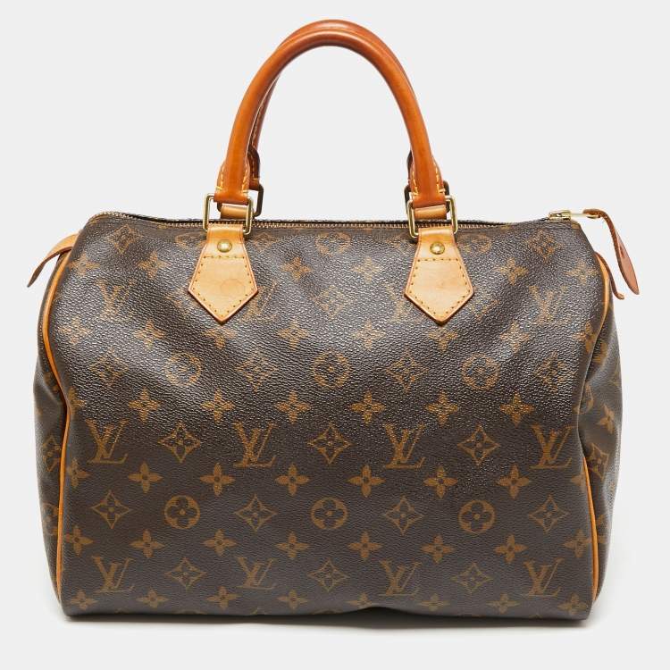 Pre Owned Louis Vuitton Monogram Canvas Speedy 30 Bag