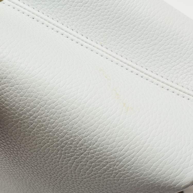 Pre Owned Louis Vuitton Jade Taurillon Leather and Python Capucines MM Bag