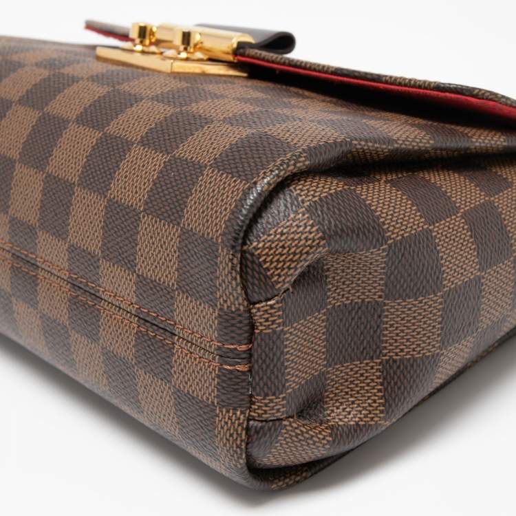 Pre Owned Louis Vuitton Damier Ebene Canvas Croisette Bag