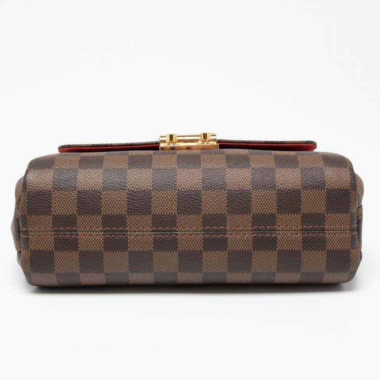 Pre Owned Louis Vuitton Damier Ebene Canvas Croisette Bag