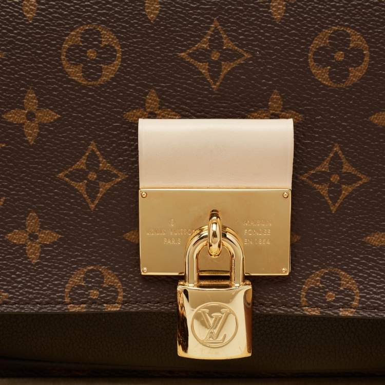 Pre Owned Louis Vuitton Brown/Black Monogram Canvas and Leather Vaugirard Bag