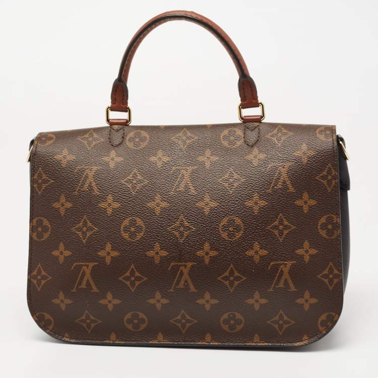 Pre Owned Louis Vuitton Brown/Black Monogram Canvas and Leather Vaugirard Bag