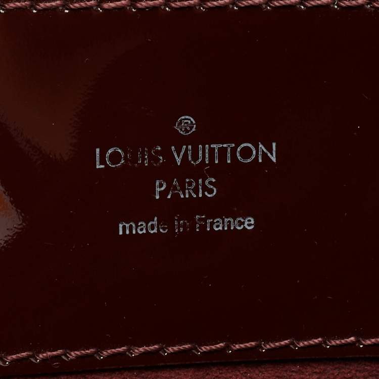 Pre Owned Louis Vuitton Burgundy Epi Leather Sevigne GM Bag