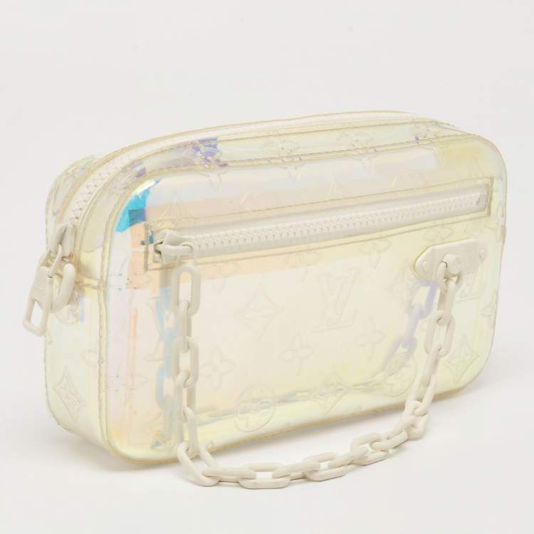 Pre Owned Louis Vuitton Monogram Prism PVC Volga Pochette Bag