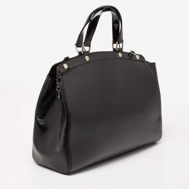 Pre Owned Louis Vuitton Black Electric Epi Leather Brea GM Bag
