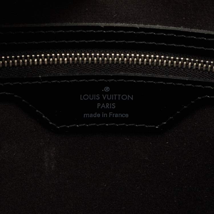 Pre Owned Louis Vuitton Black Electric Epi Leather Brea GM Bag