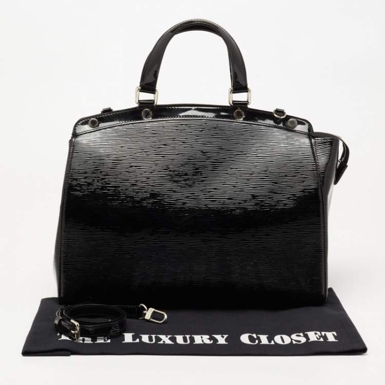 Pre Owned Louis Vuitton Black Electric Epi Leather Brea GM Bag