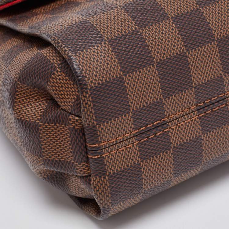 مملوكة مسبقًا Louis Vuitton Damier Ebene Canvas Croisette Bag