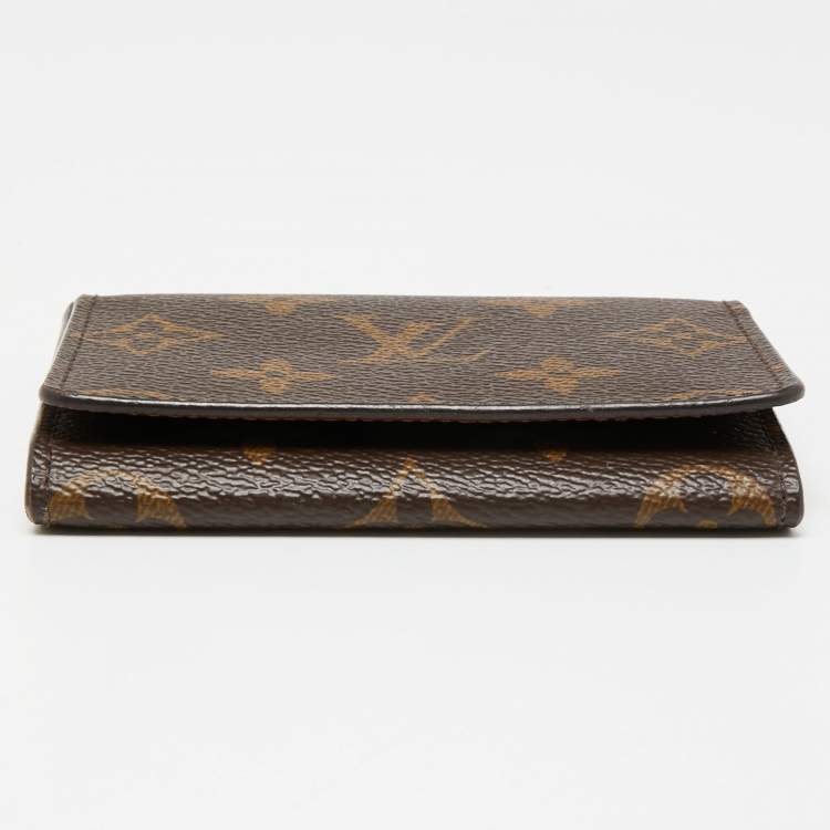 Pre Owned Louis Vuitton Monogram Canvas Business Card Case