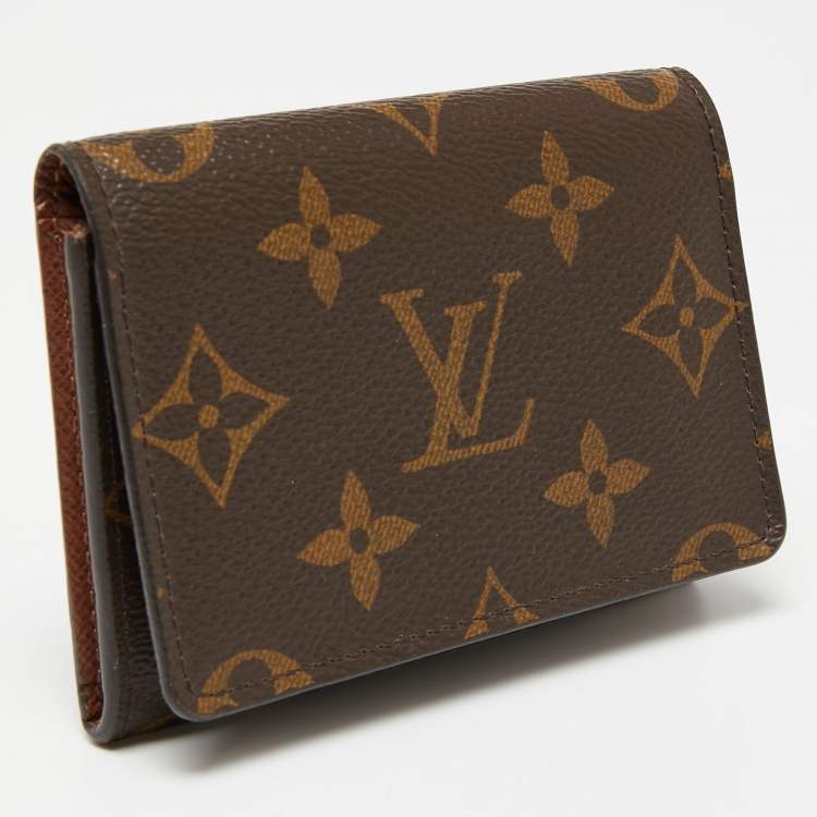 Pre Owned Louis Vuitton Monogram Canvas Business Card Case