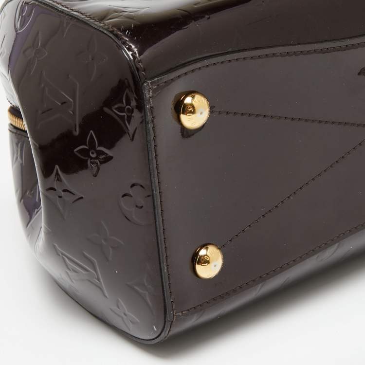 Pre Owned Louis Vuitton Amarante Monogram Vernis Montana Bag