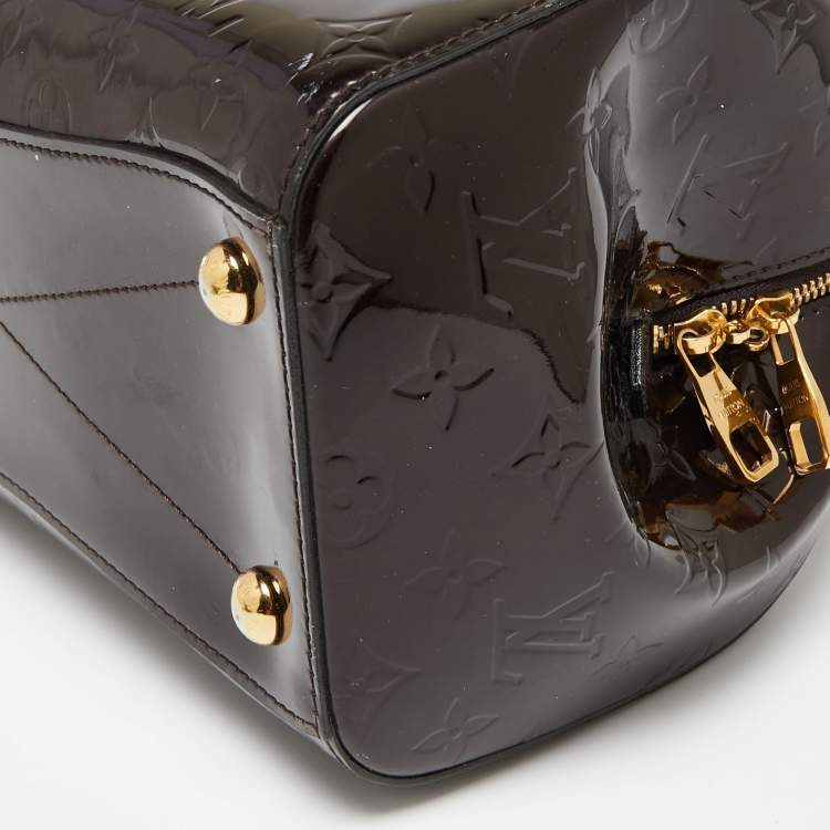 Pre Owned Louis Vuitton Amarante Monogram Vernis Montana Bag