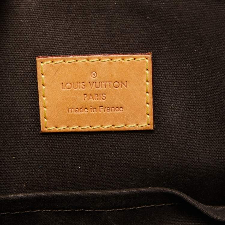 Pre Owned Louis Vuitton Amarante Monogram Vernis Montana Bag