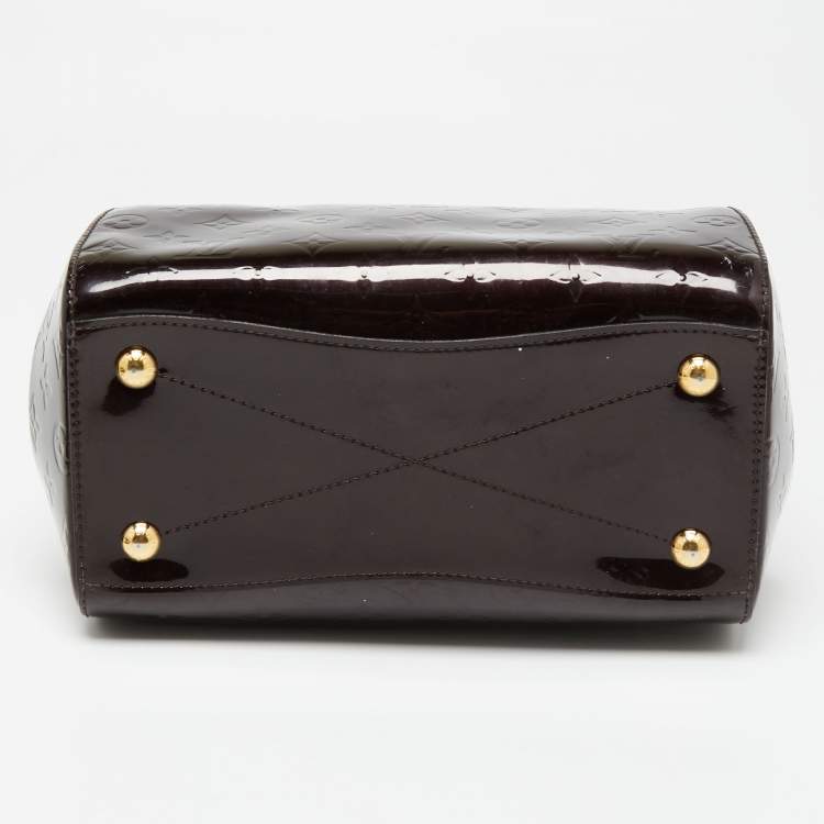 Pre Owned Louis Vuitton Amarante Monogram Vernis Montana Bag