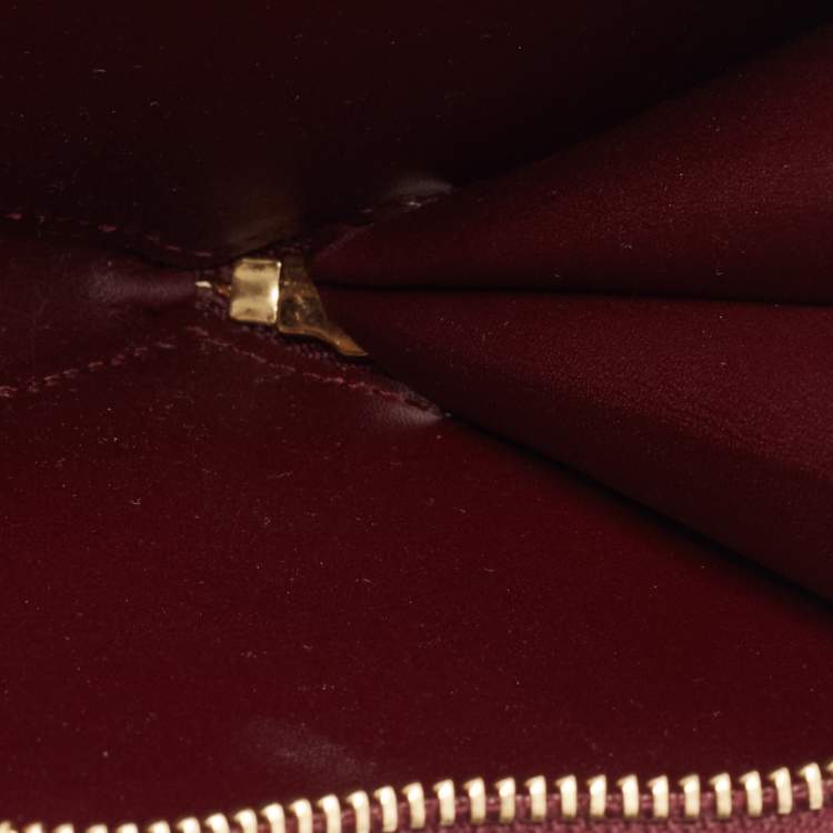 Pre Owned Louis Vuitton Vernis Leather Limited Edition Stephen Sprouse Heart Coin Purse
