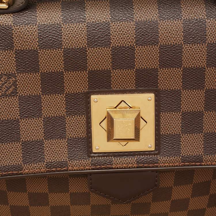 Pre Owned Louis Vuitton Damier Ebene Canvas Bergamo MM Bag