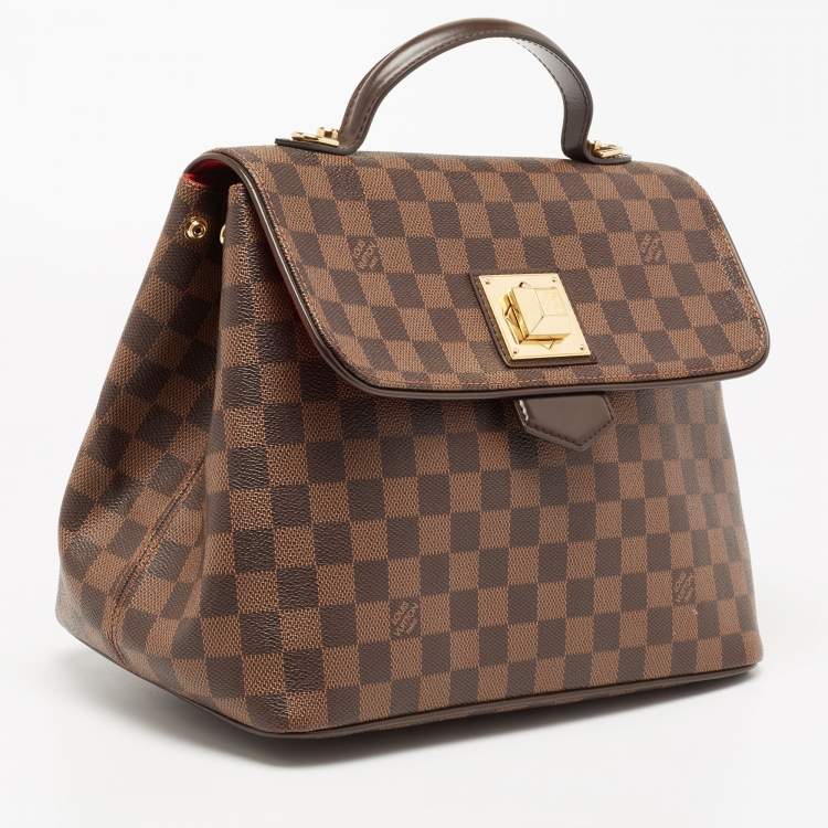 Pre Owned Louis Vuitton Damier Ebene Canvas Bergamo MM Bag