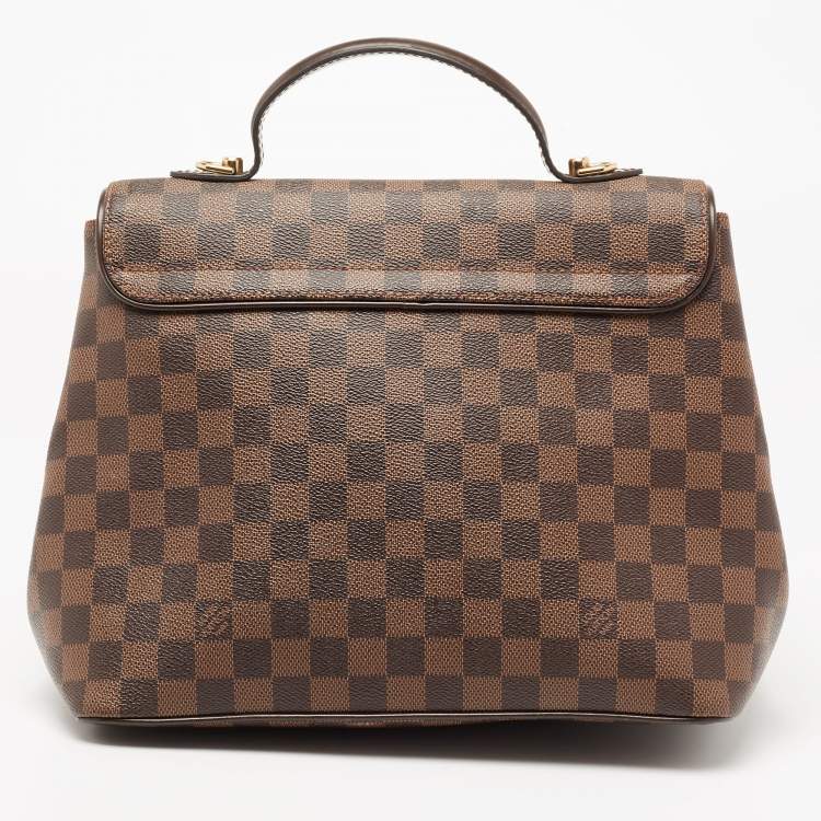 Pre Owned Louis Vuitton Damier Ebene Canvas Bergamo MM Bag