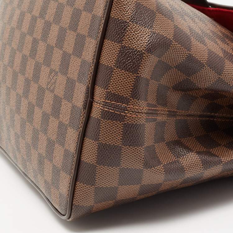 Pre Owned Louis Vuitton Damier Ebene Canvas Bergamo MM Bag