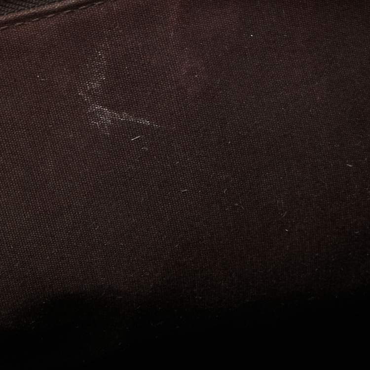 Pre Owned Louis Vuitton Amarante Monogram Vernis Alma GM Bag